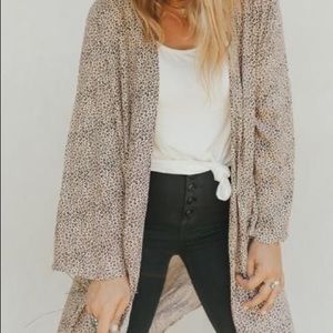 Amber Kimono Leopard